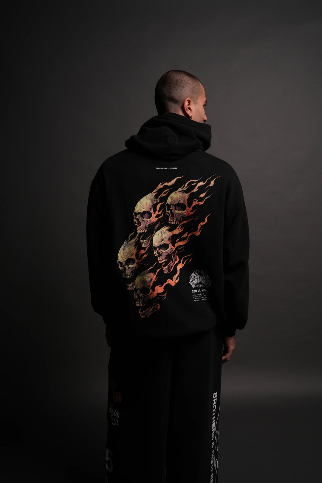 Darc Sport > Death Face Pierce Hoodie