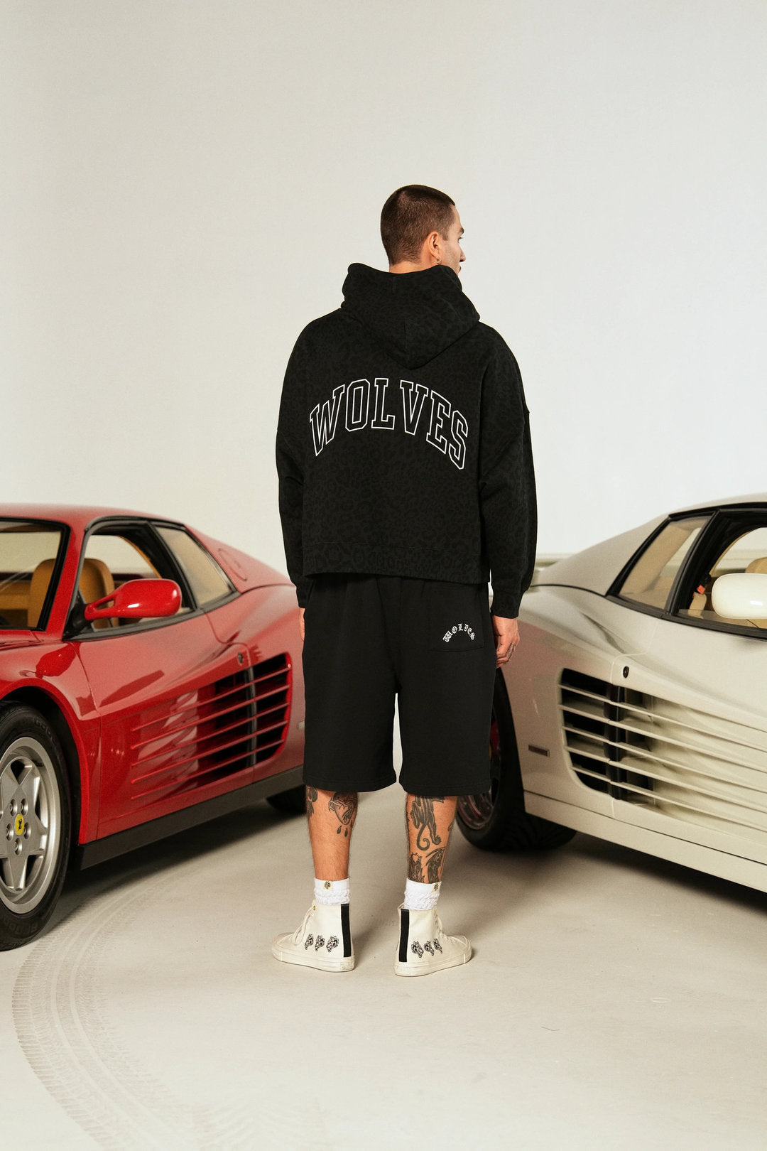 Darc Sport > Dual Wolf Oversized Shorts