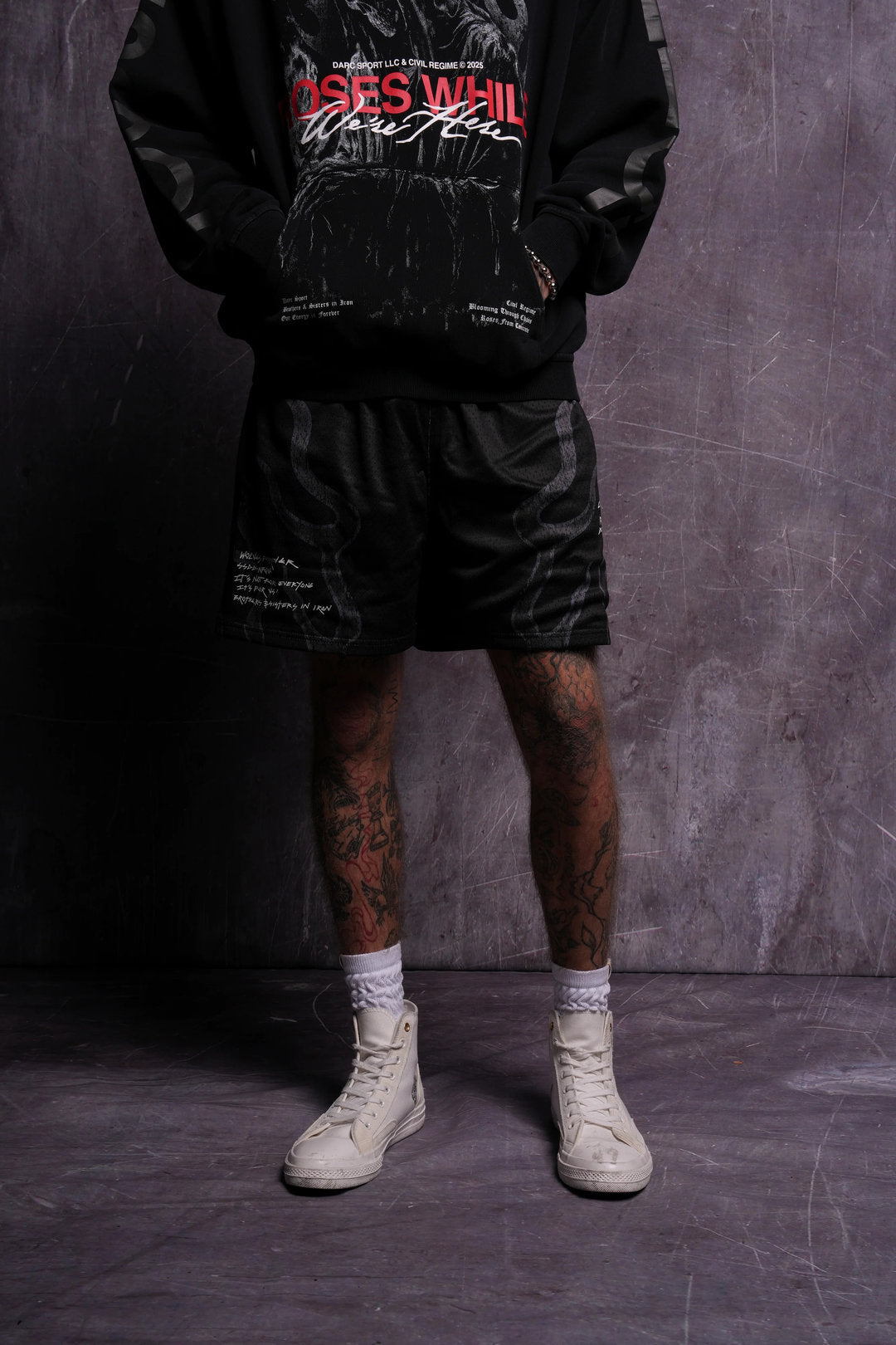 Darc Sport > Infernal Bloom Mesh Shorts