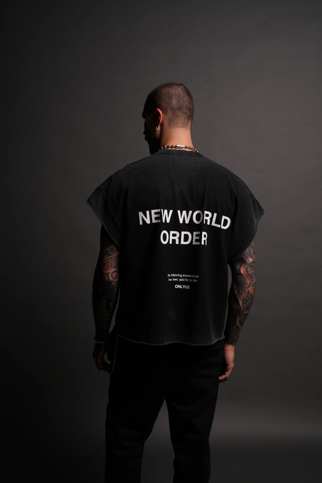Darc Sport > New World Order Grunge Cut-Off Tee