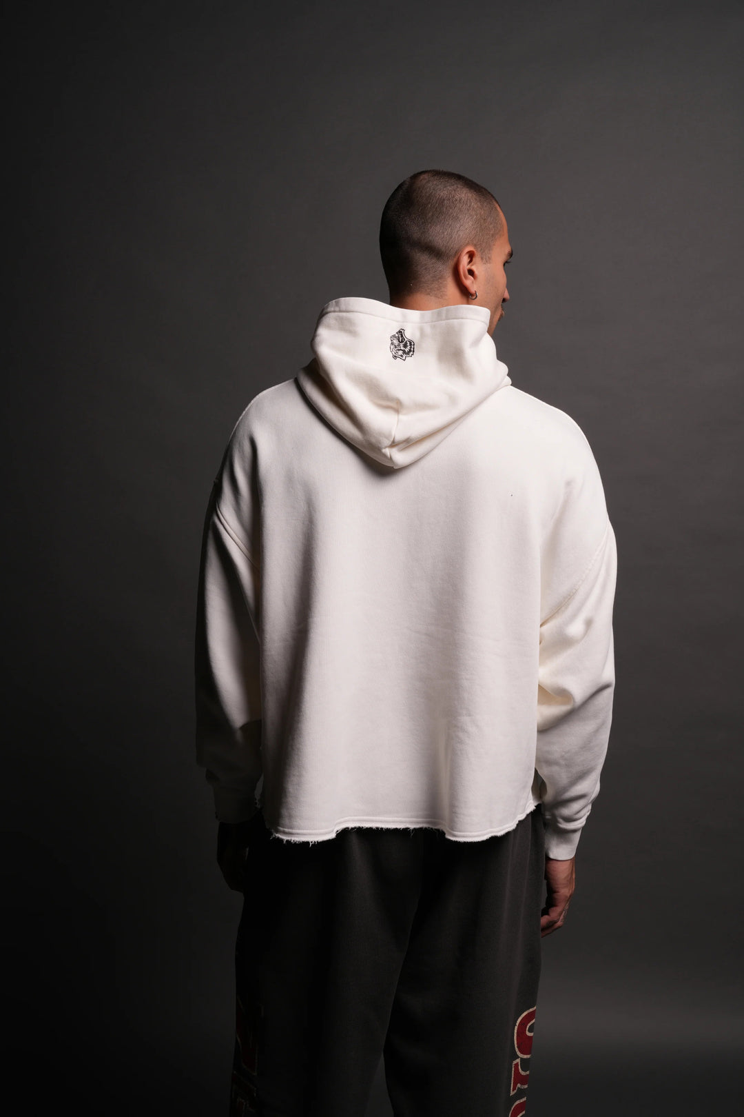 Darc Sport > SSDDNFGU FRVR Raw Hem Box Cut Pierce Hoodie