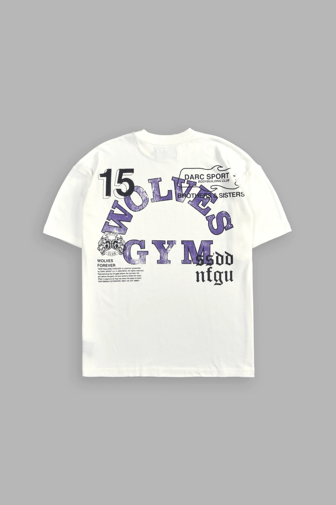 Darc Sport > Wolves Gym V2 Premium Oversized Tee