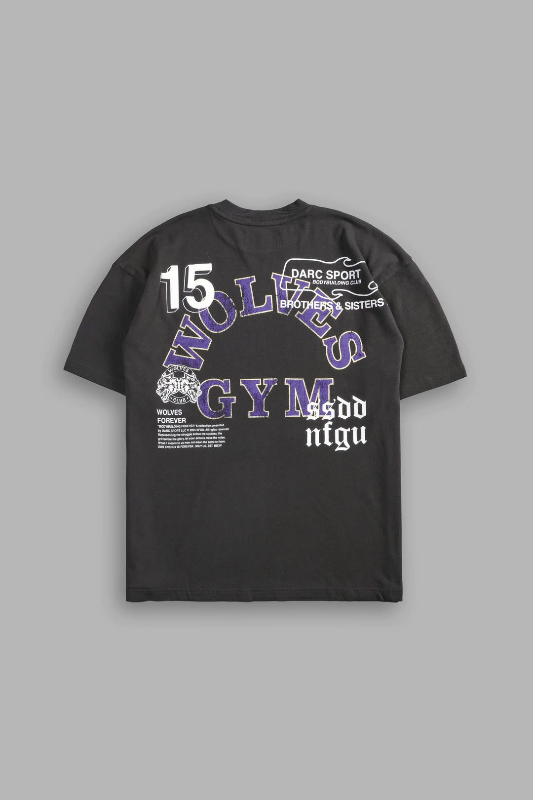 Darc Sport > Wolves Gym V2 Premium Oversized Tee