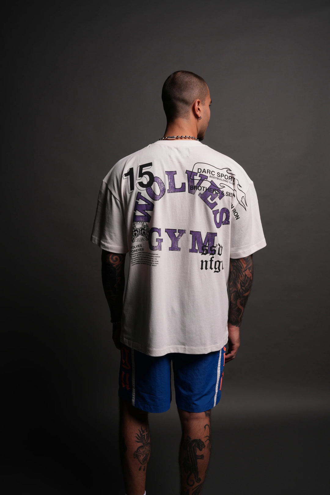 Darc Sport > Wolves Gym V2 Premium Oversized Tee