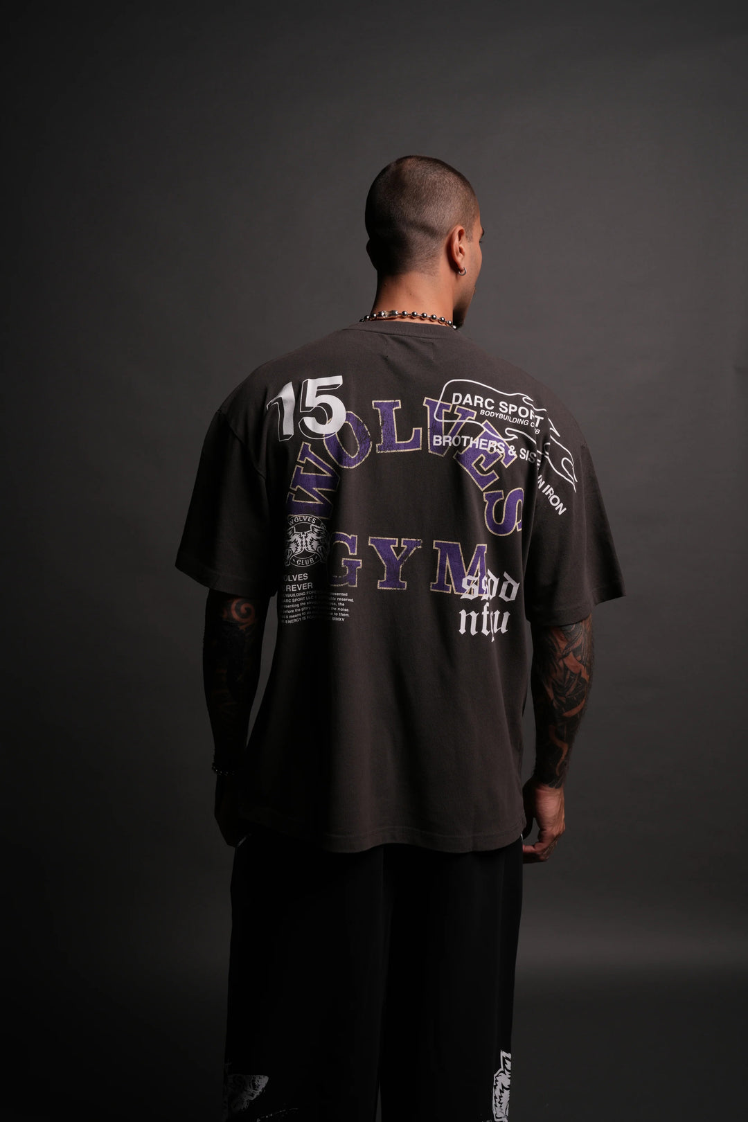Darc Sport > Wolves Gym V2 Premium Oversized Tee