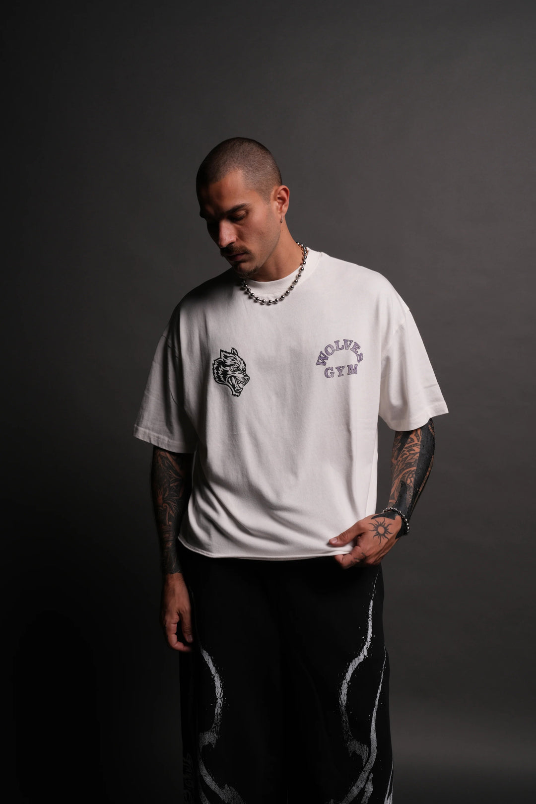 Darc Sport > Wolves Gym V2 Premium Raw Hem Box Cut Tee