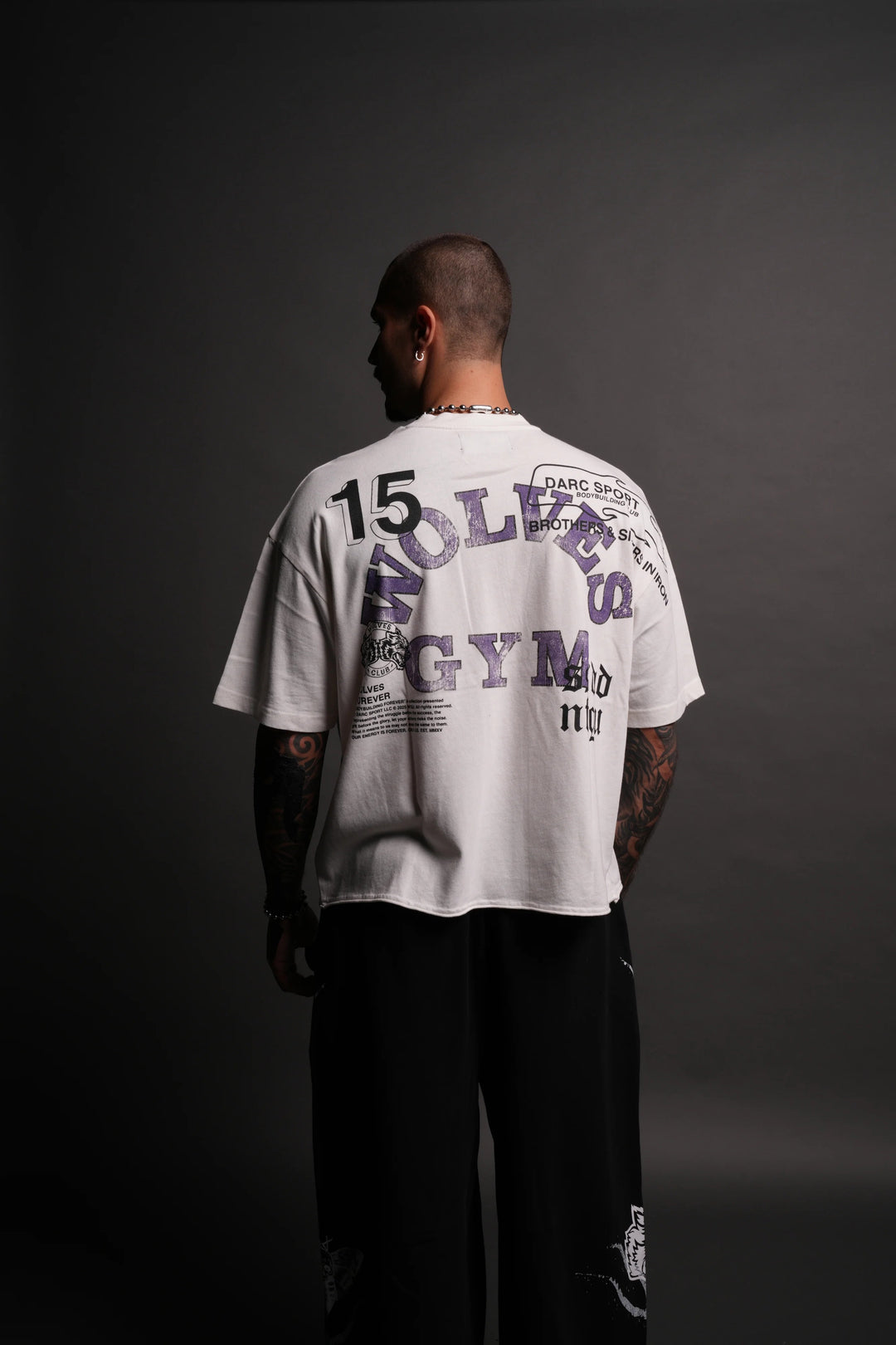 Darc Sport > Wolves Gym V2 Premium Raw Hem Box Cut Tee