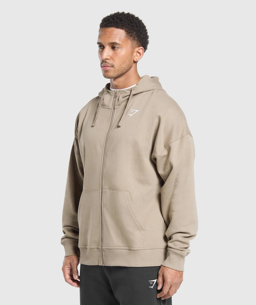 Gymshark > Crest Oversized Zip Up Hoodie