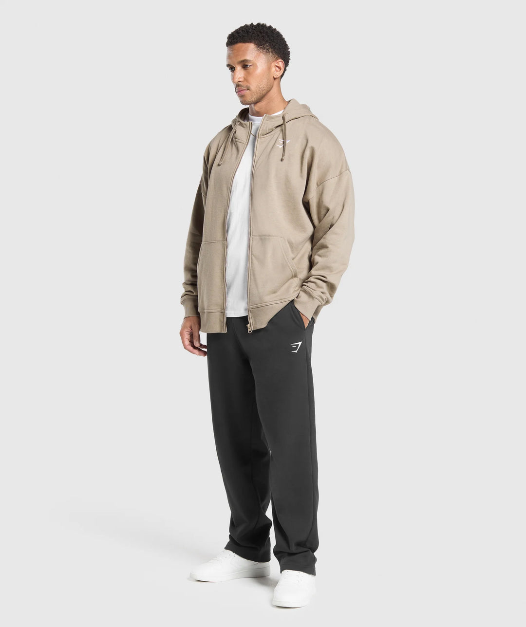 Gymshark > Crest Oversized Zip Up Hoodie