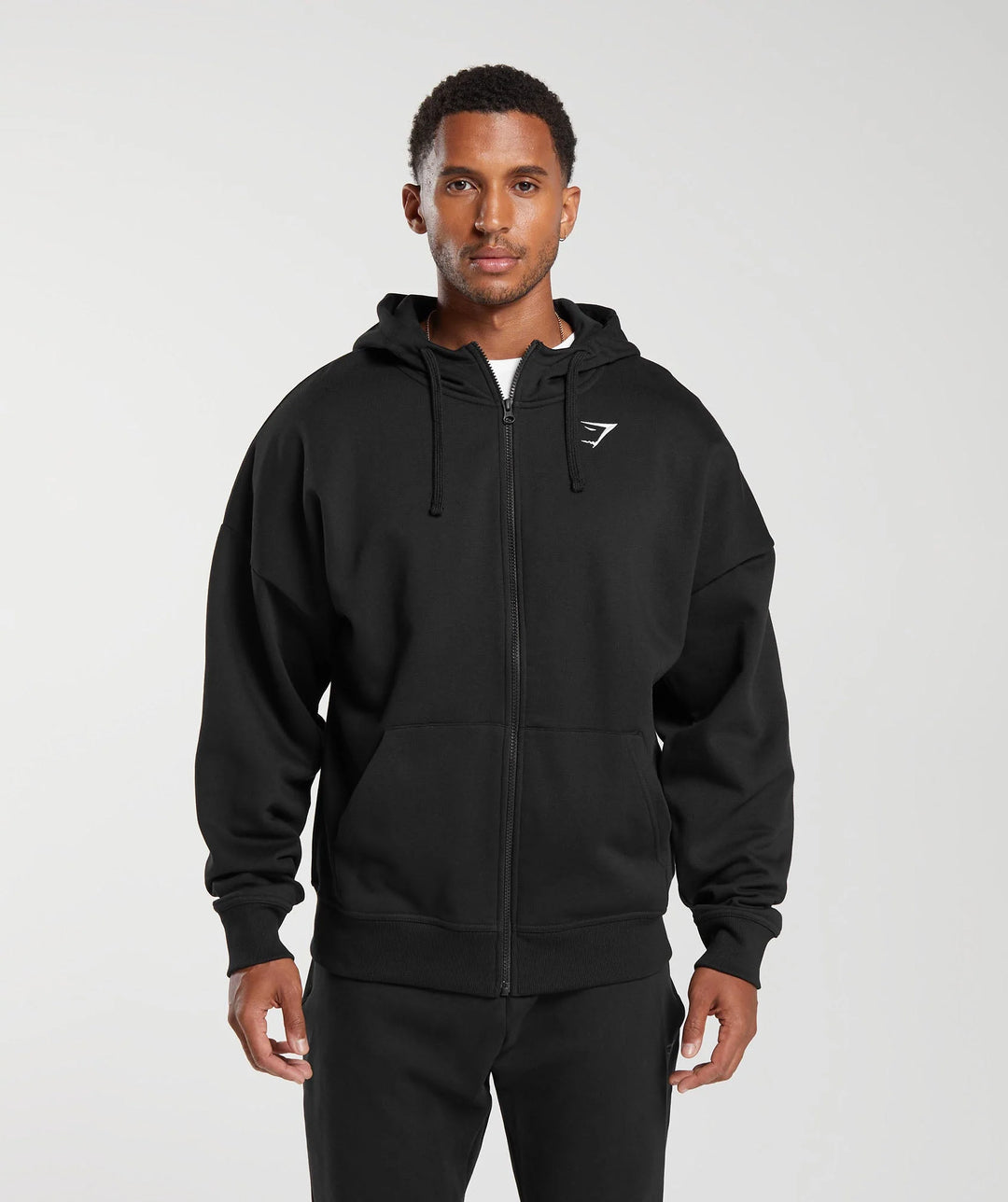 Gymshark > Crest Oversized Zip Up Hoodie