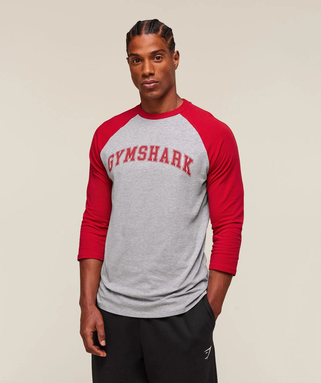 Gymshark > GSLC Raglan 3/4 Sleeve T-Shirt