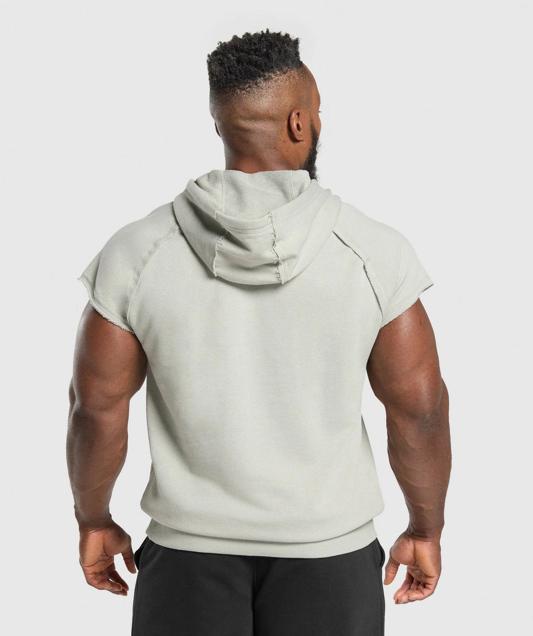 Gymshark > Legacy 1/4 Zip Cap Sleeve Hoodie