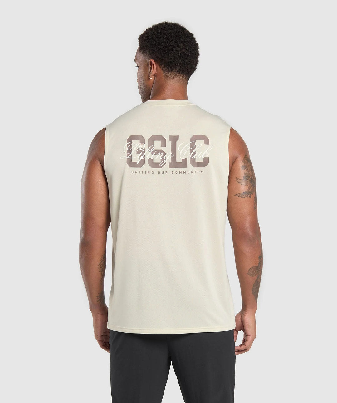 Gymshark > Script Graphic Cut Off Tank