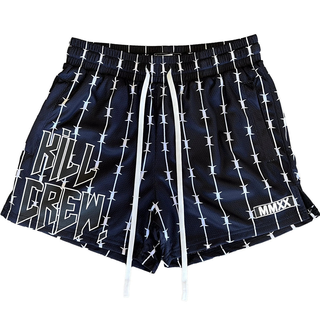 Kill Crew > Barbwire Muay Thai Shorts