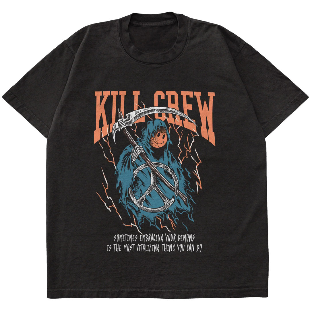Kill Crew > Oversized Embracing Demons T-Shirt