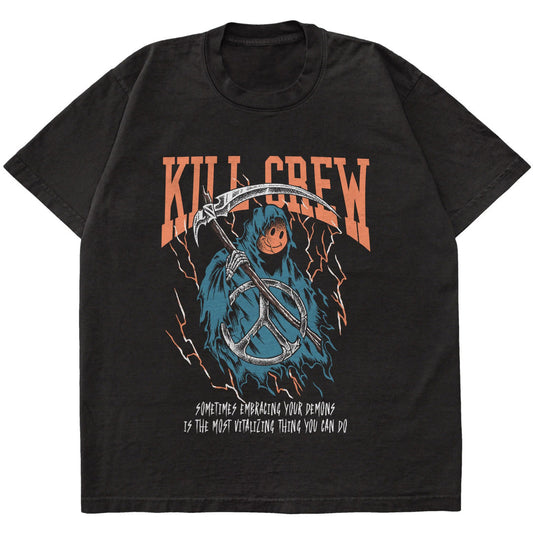 Kill Crew > Oversized Embracing Demons T-Shirt