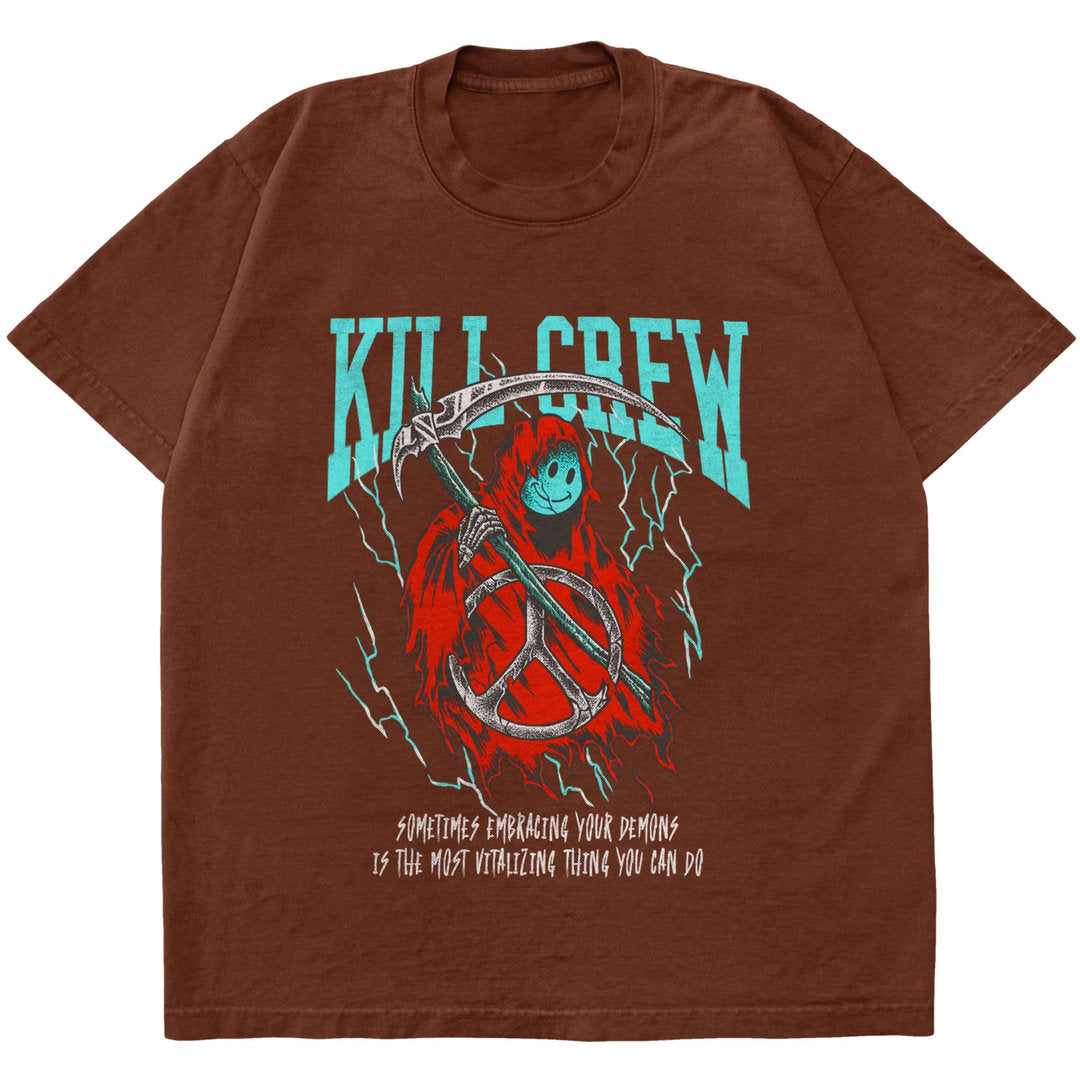 Kill Crew > Oversized Embracing Demons T-Shirt