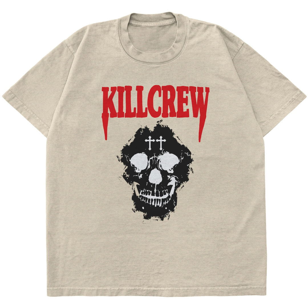 Kill Crew > Oversized Kills Crew Skull T-Shirt