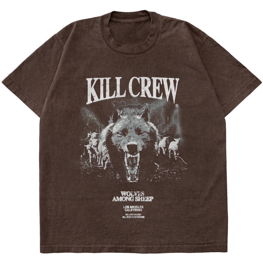 Kill Crew > Oversized Midst Of Wolves T-Shirt