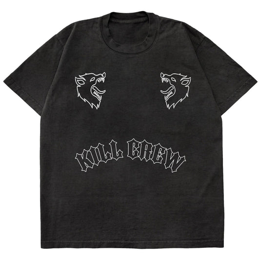 Kill Crew > Oversized Two Wolves T-Shirt