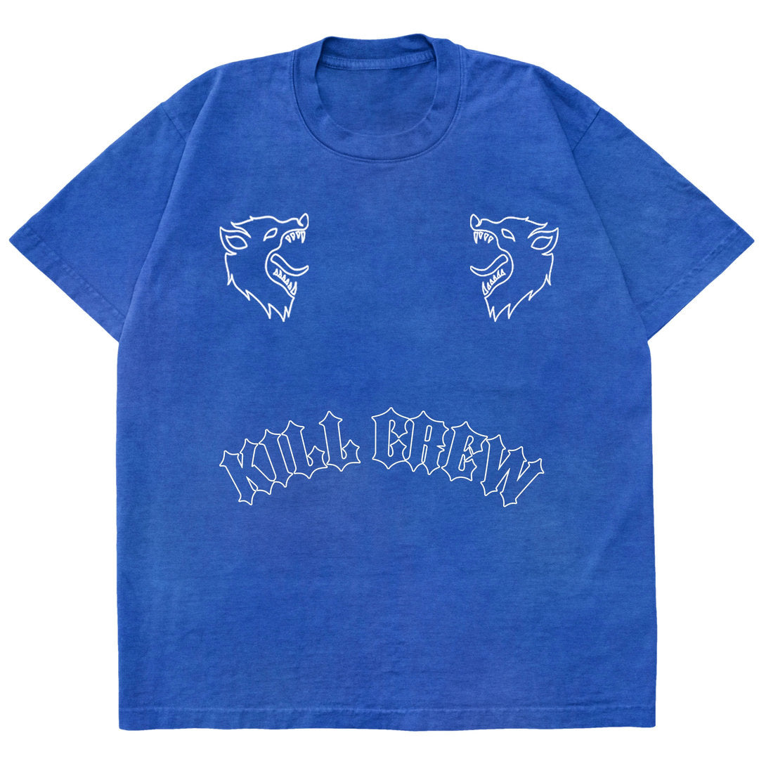 Kill Crew > Oversized Two Wolves T-Shirt