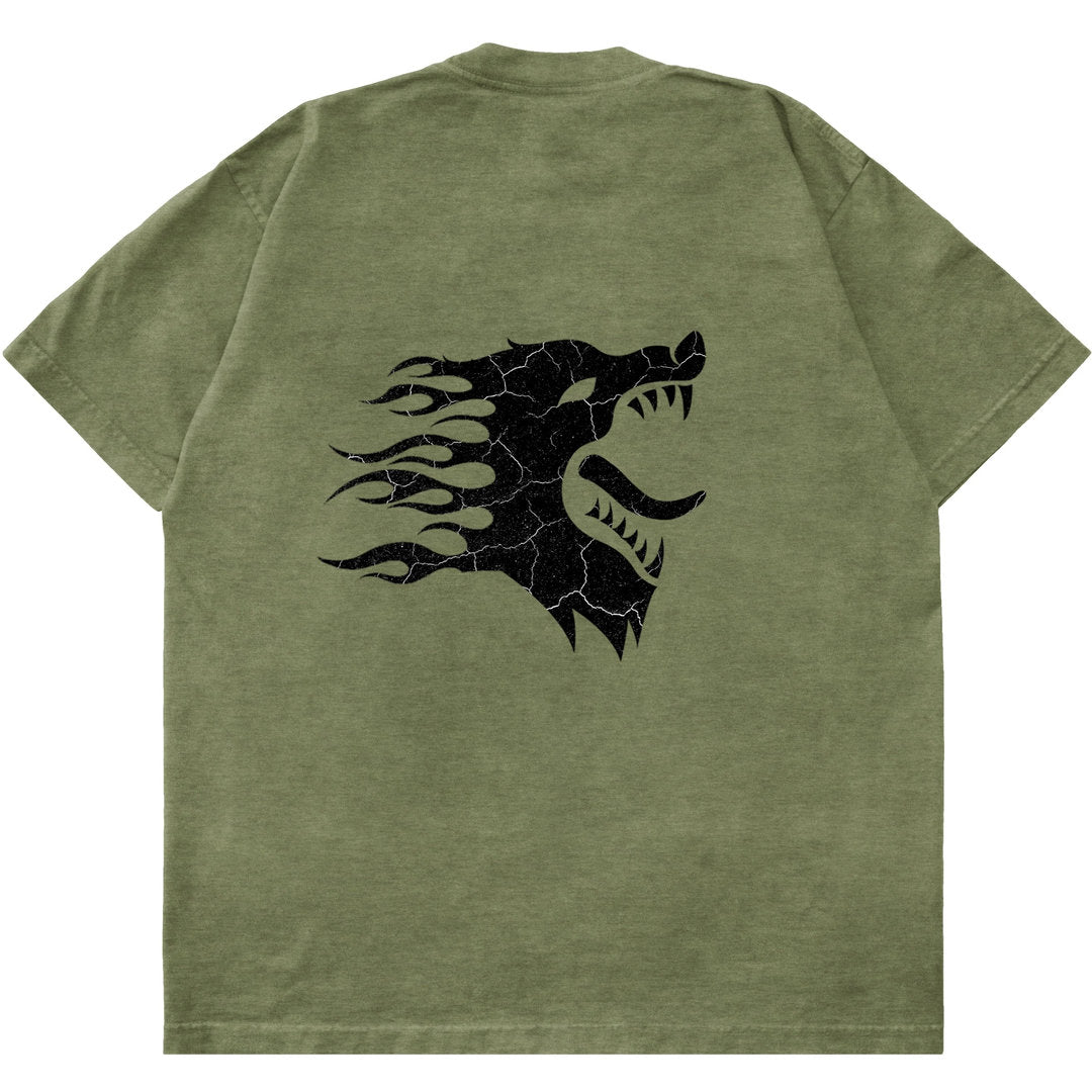 Kill Crew > Oversized War Wolf T-Shirt
