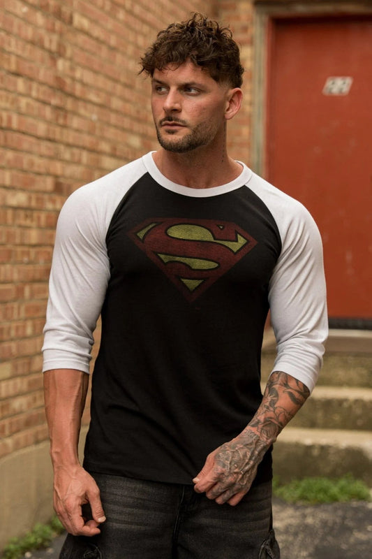 Youngla > Superman 3/4 Raglan Shirt