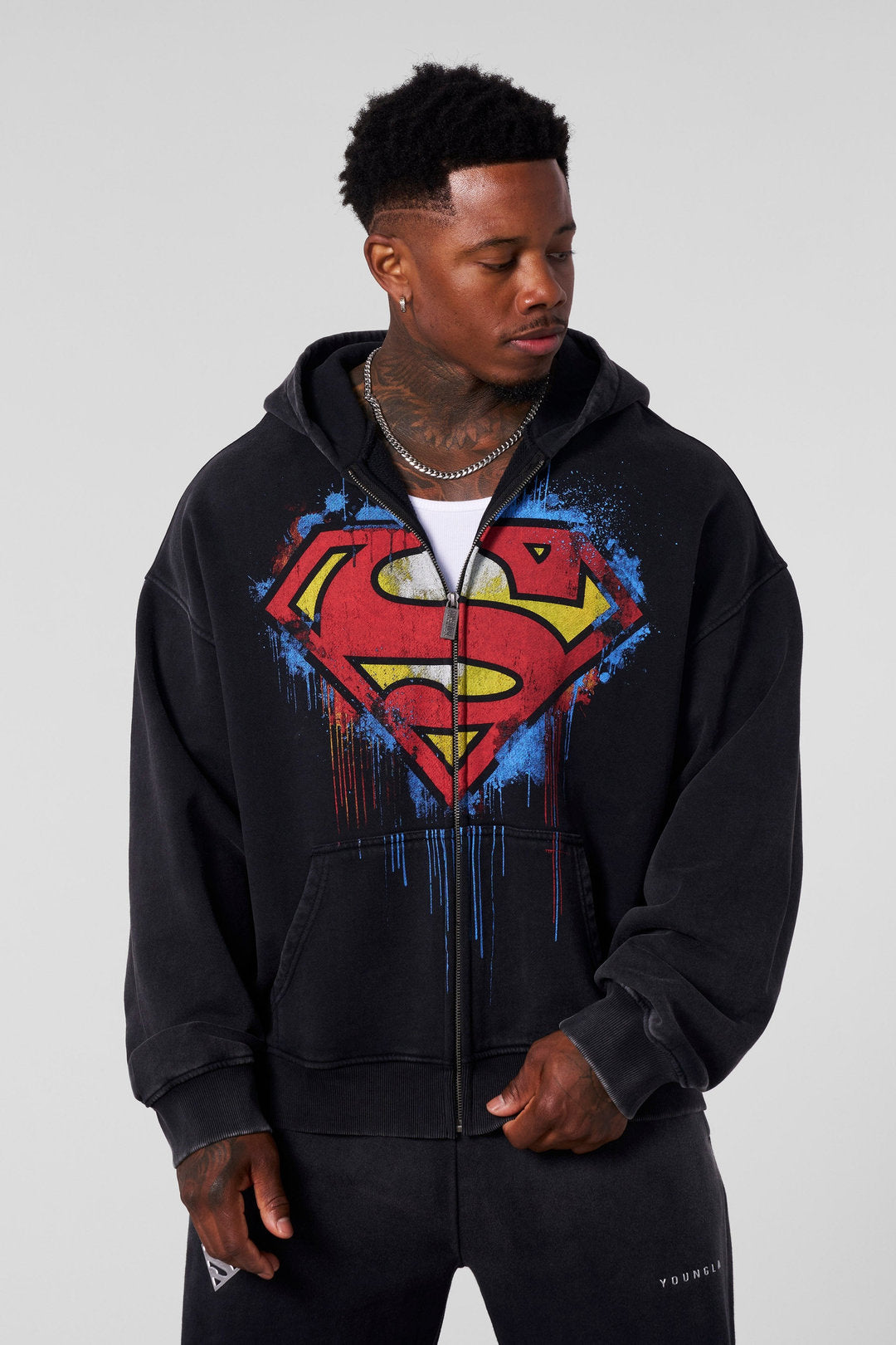 Youngla > Superman Drip Zip-Up