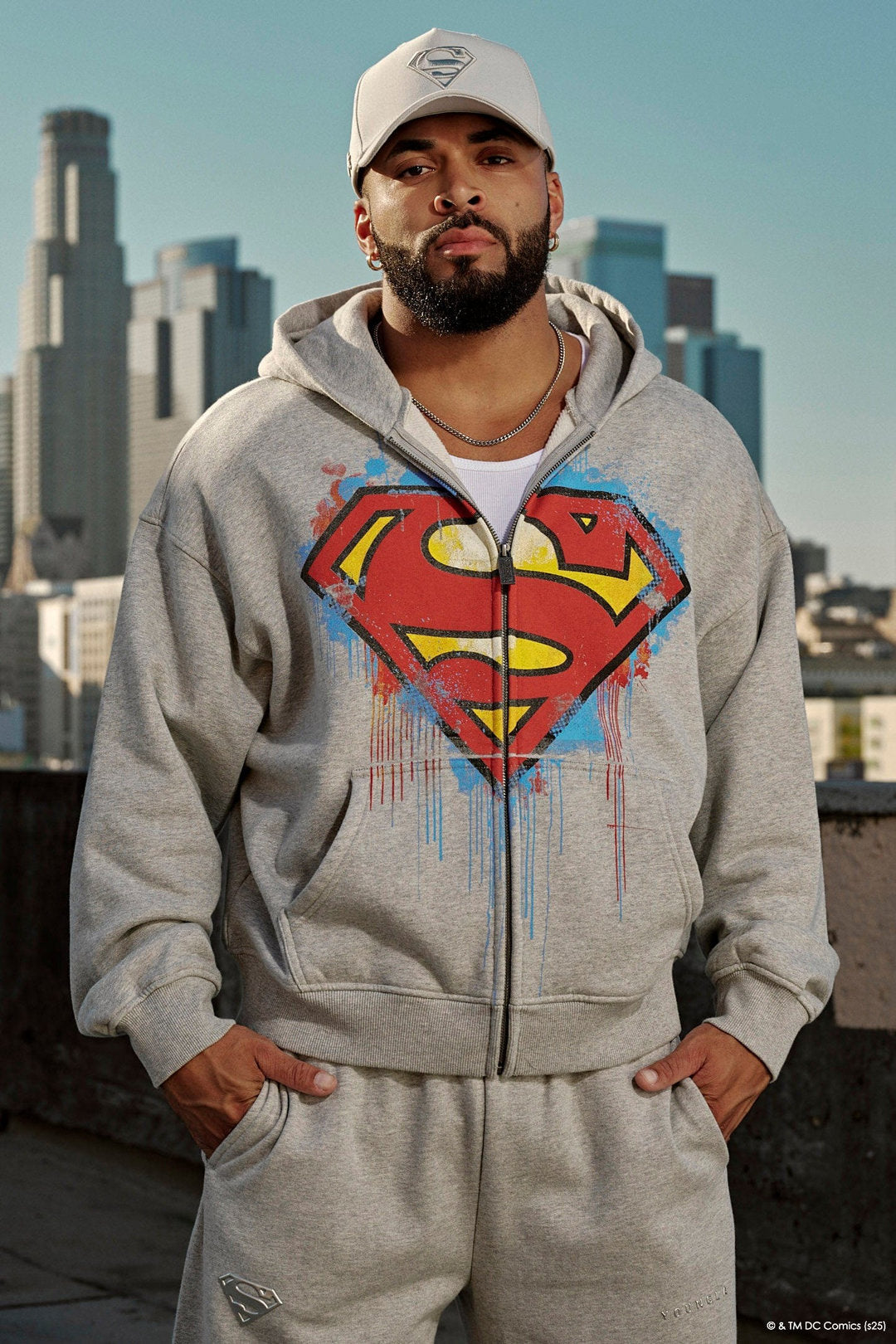 Youngla > Superman Drip Zip-Up