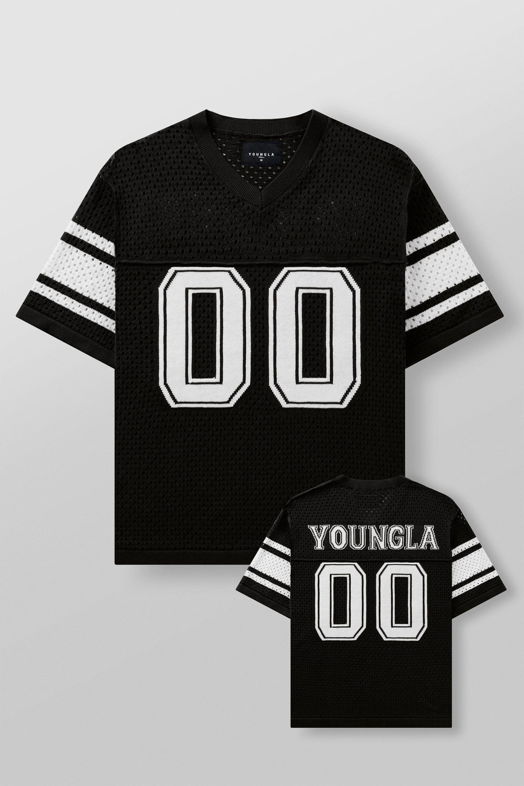 Youngla > Varsity Knit Jersey T-Shirt