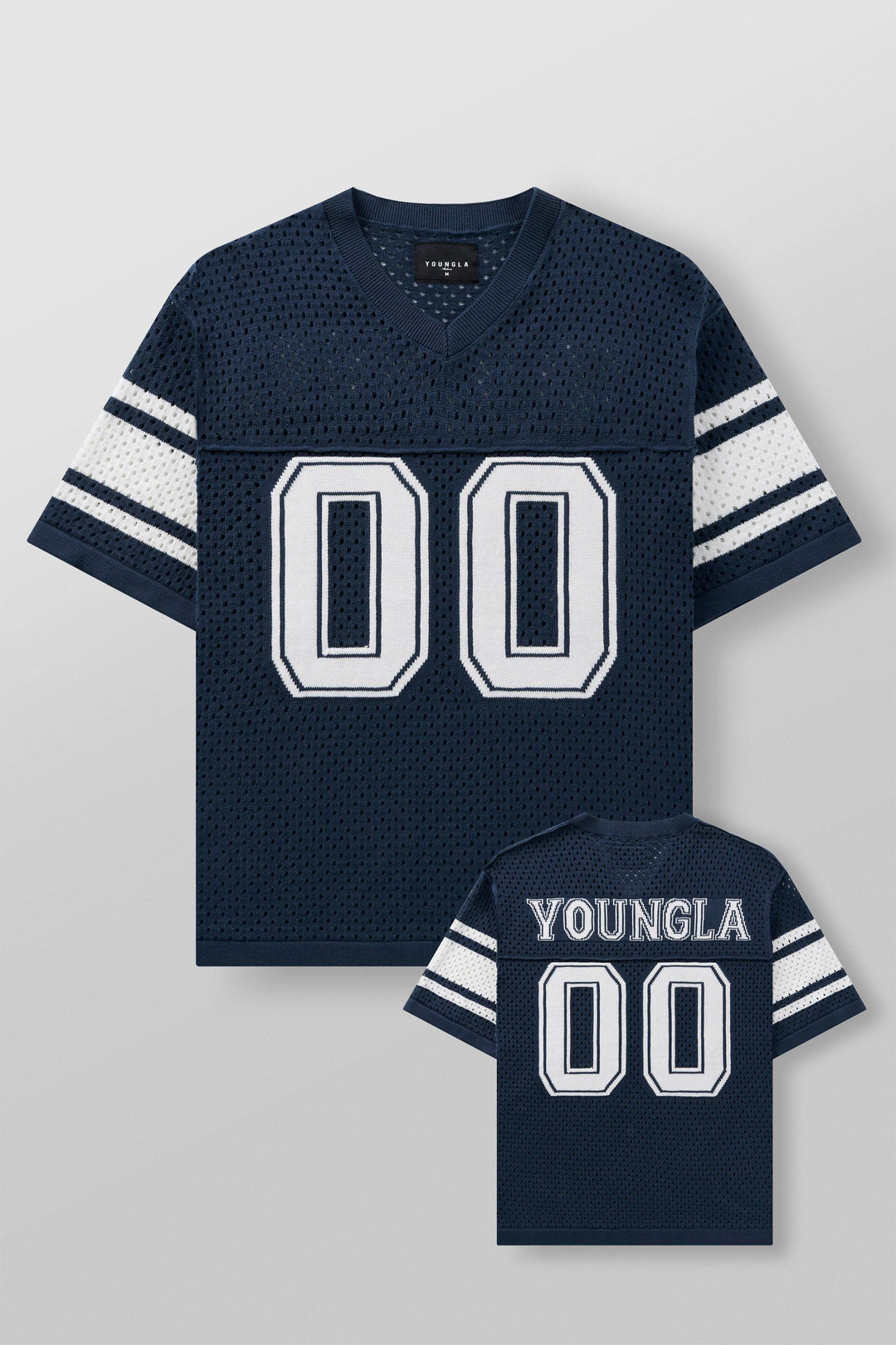 Youngla > Varsity Knit Jersey T-Shirt