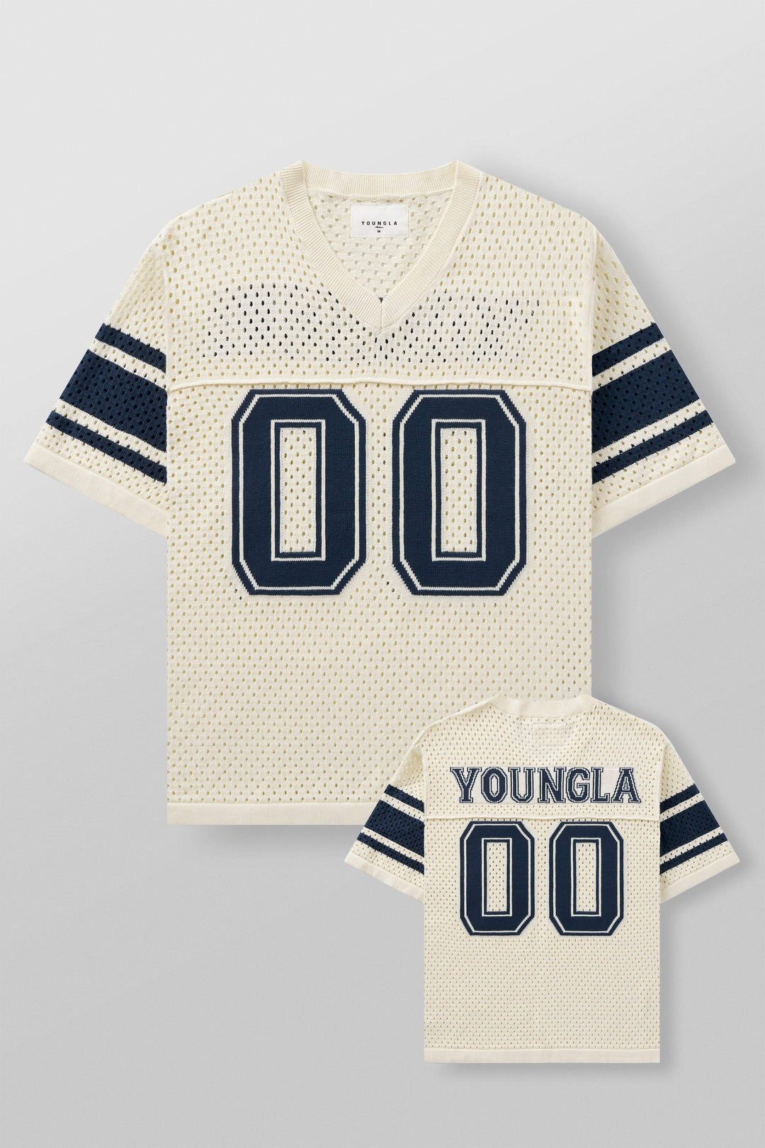 Youngla > Varsity Knit Jersey T-Shirt