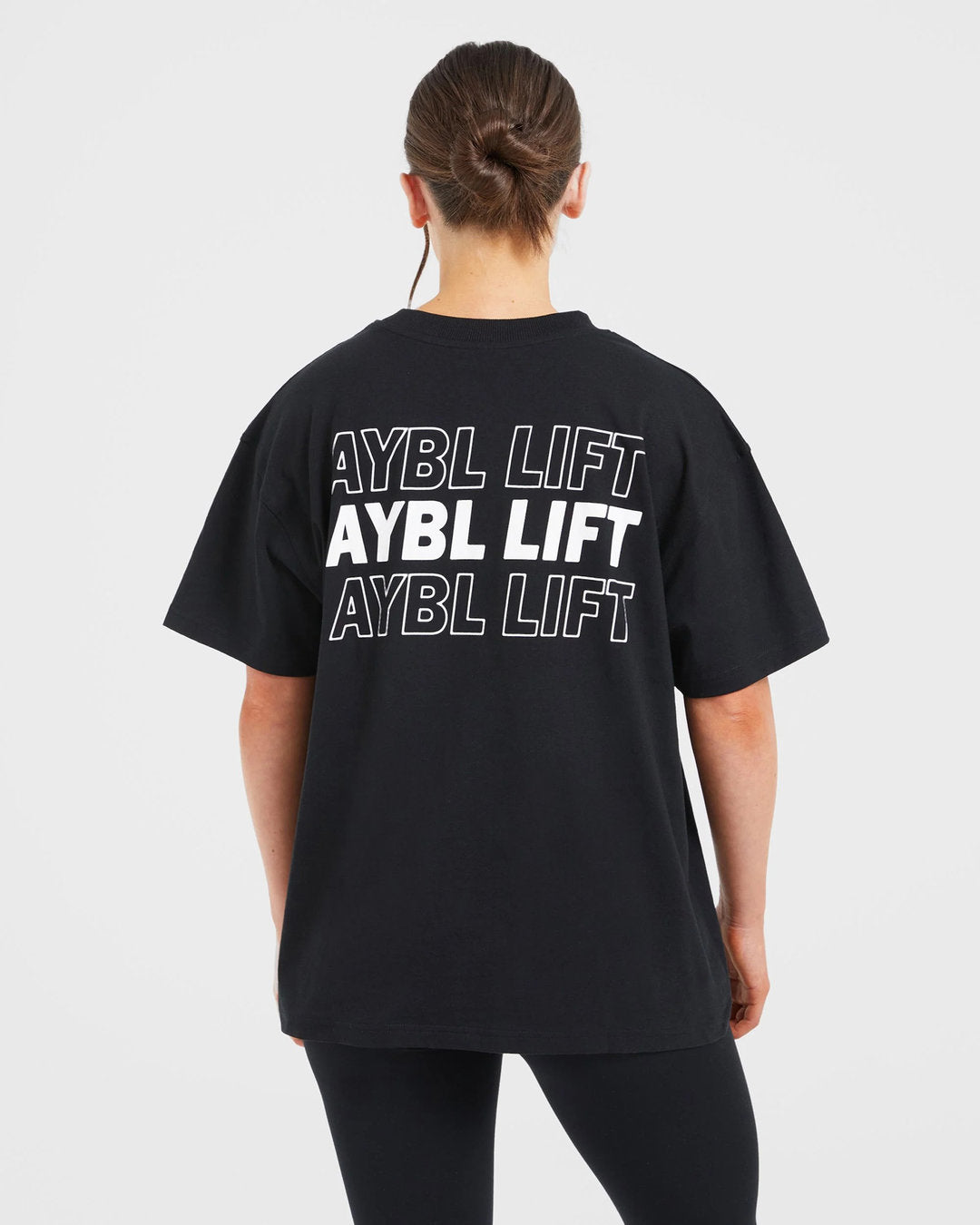 AYBL > AYBL Lift Italic Oversized T Shirt