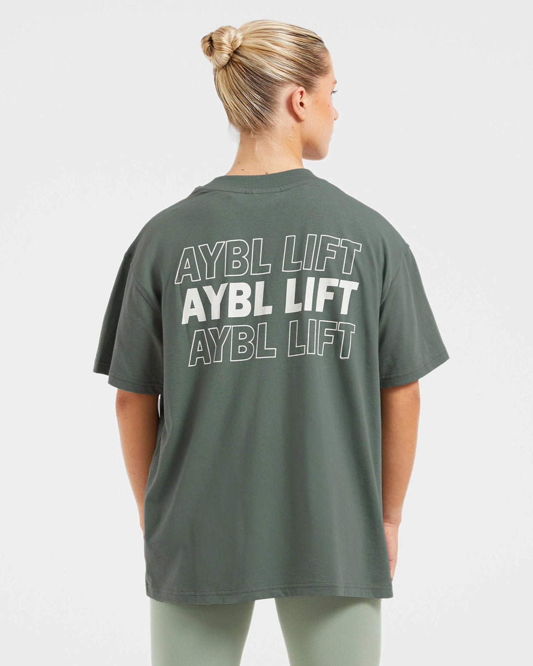AYBL > AYBL Lift Italic Oversized T Shirt