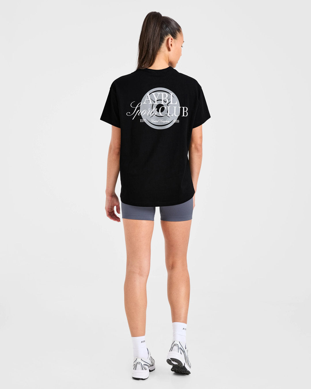 AYBL > AYBL Sports Club Script Oversized T Shirt