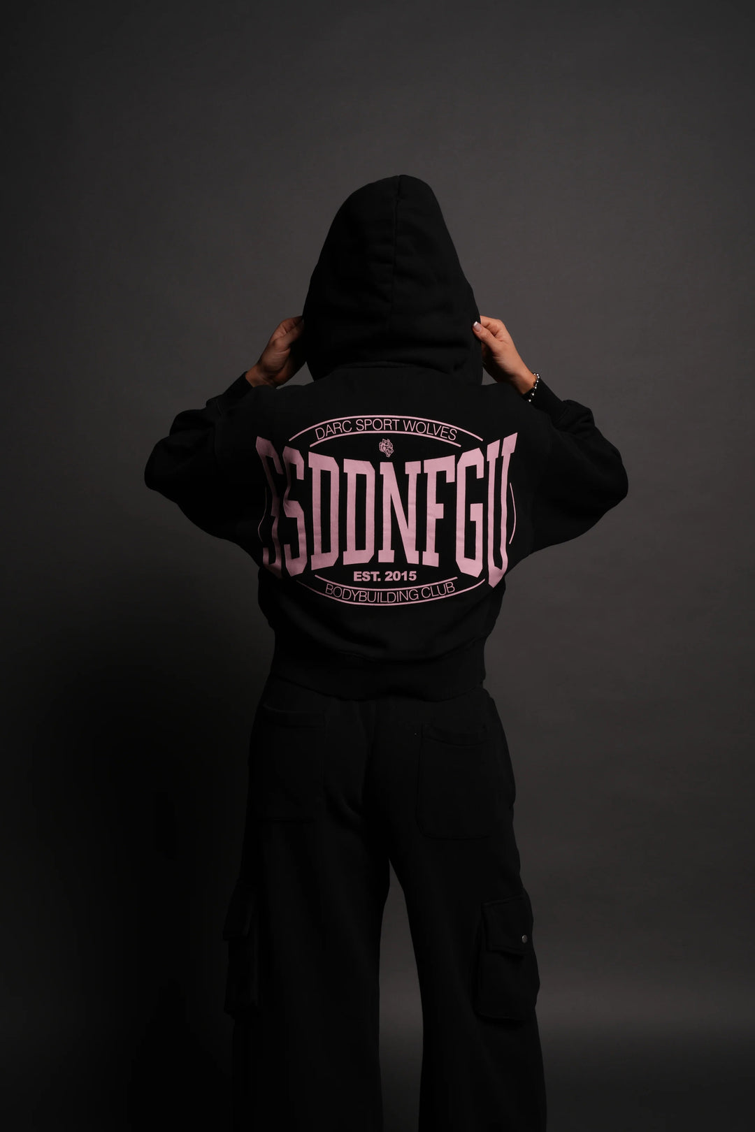 Darc Sport > SSDDNFGU FRVR Sage Cropped Zip Hoodie