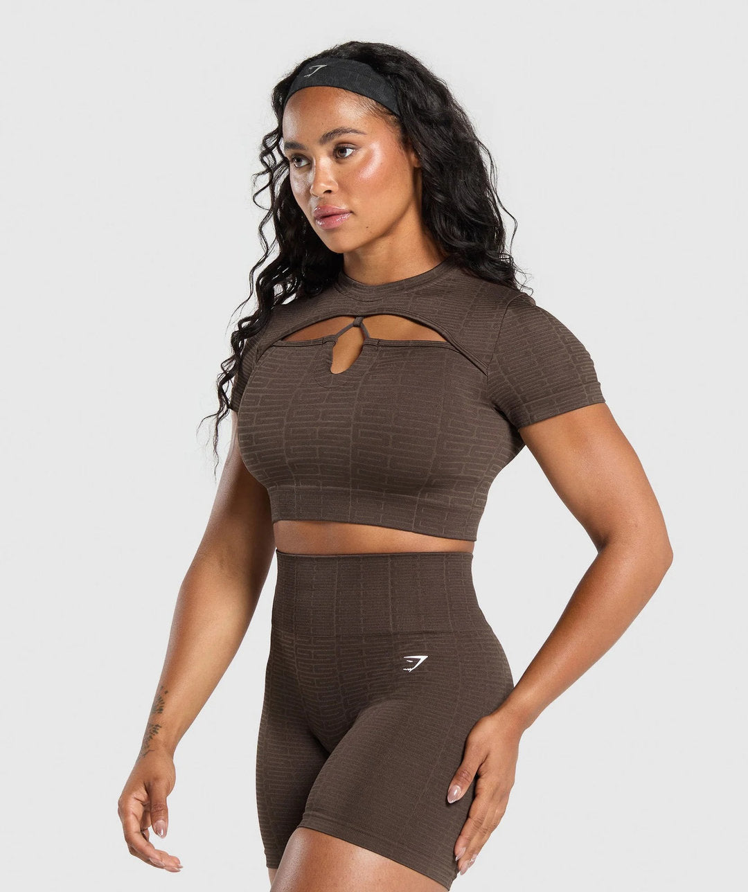 Gymshark > Adapt Monogram Crop Top