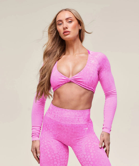 Gymshark > Adapt X Whitney Animal Top