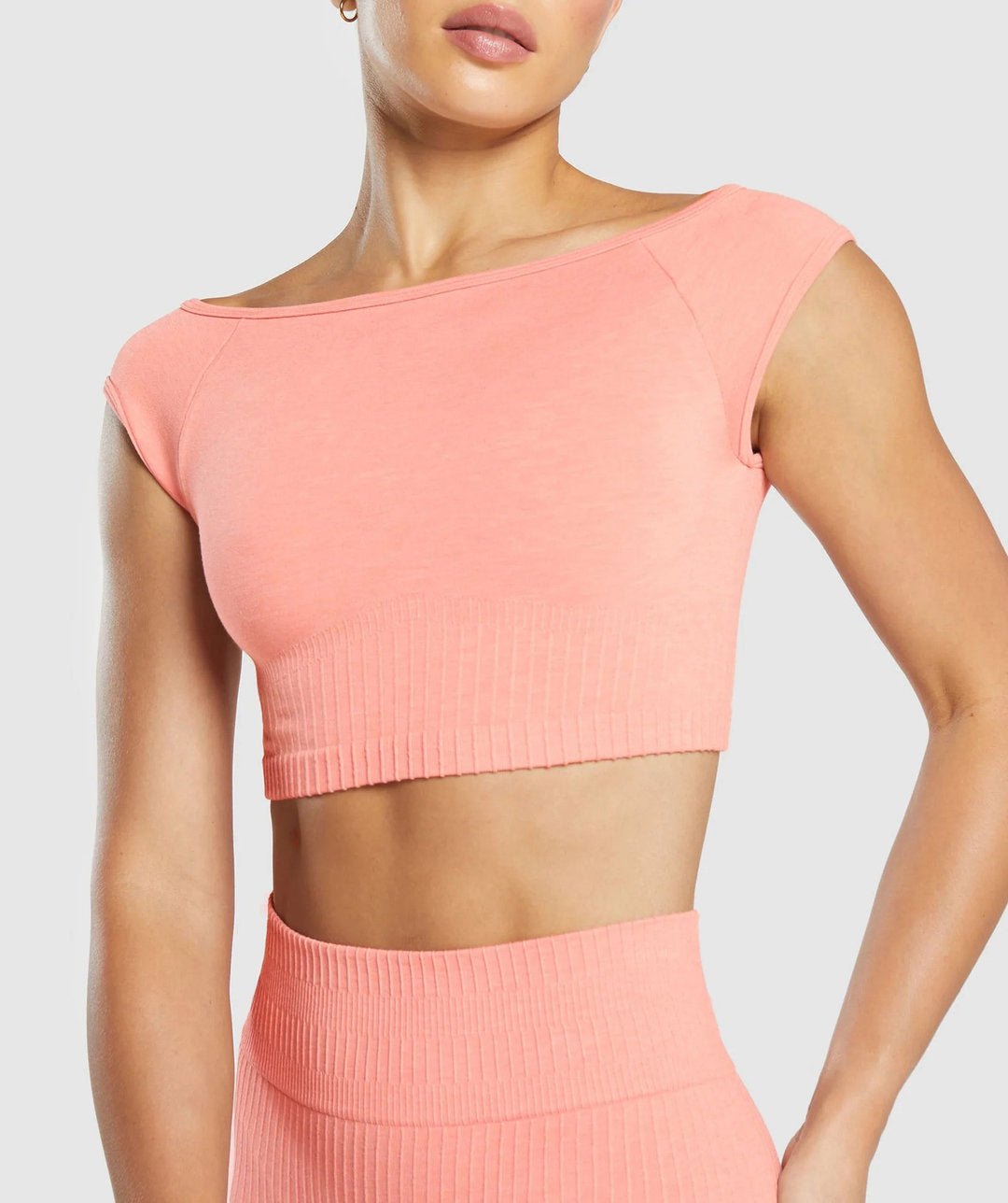 Gymshark > Luxe Boat Neck Crop Top