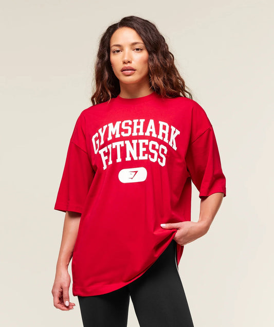 Gymshark > Varsity Graphic Oversized T-shirt