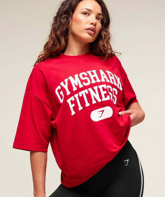 Gymshark > Varsity Graphic Oversized T-shirt