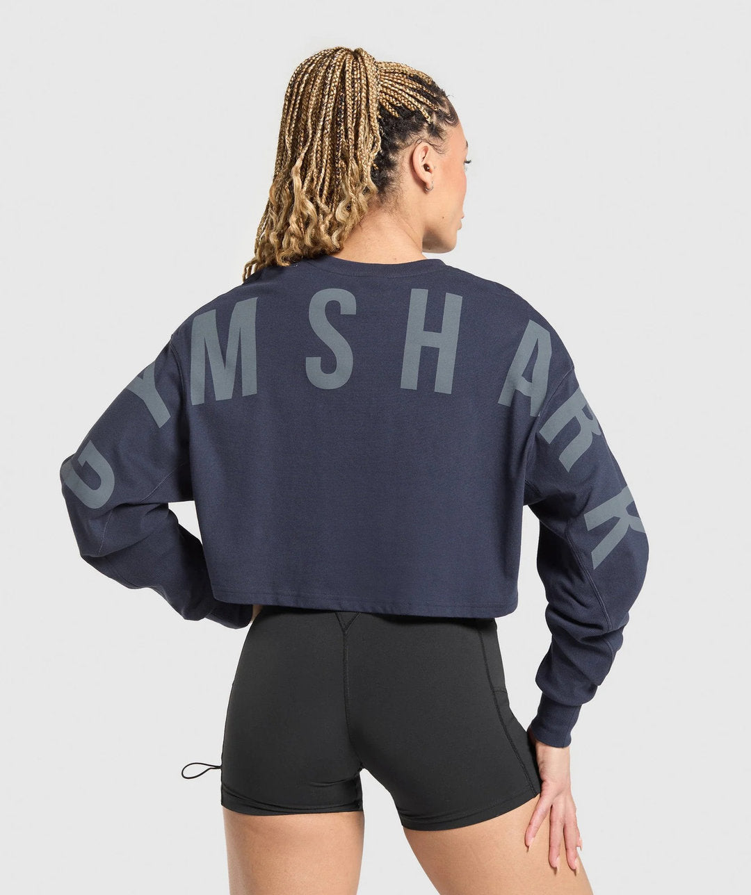 Gymshark > Wordmark Graphic Sleeve Top