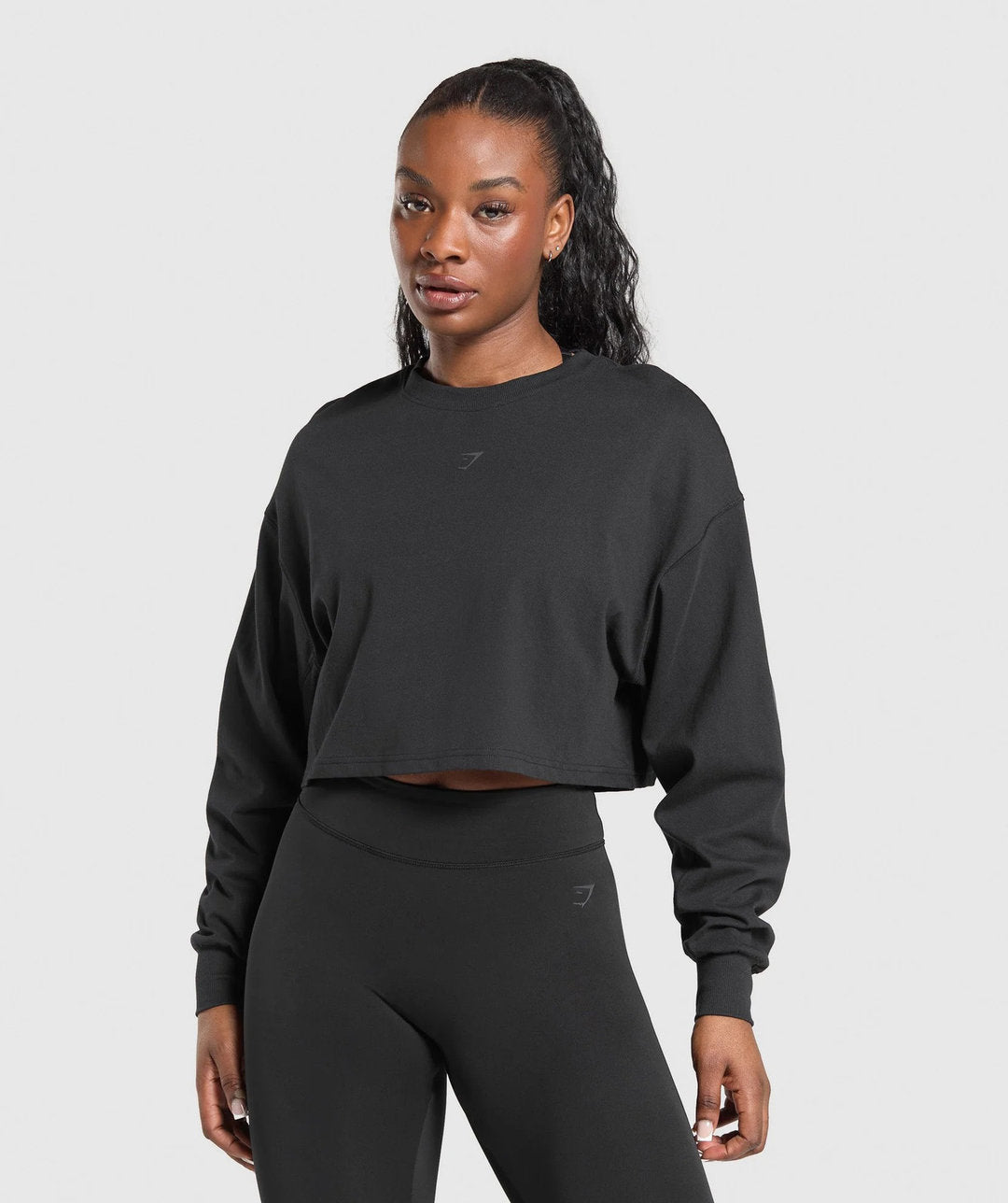 Gymshark > Wordmark Graphic Sleeve Top