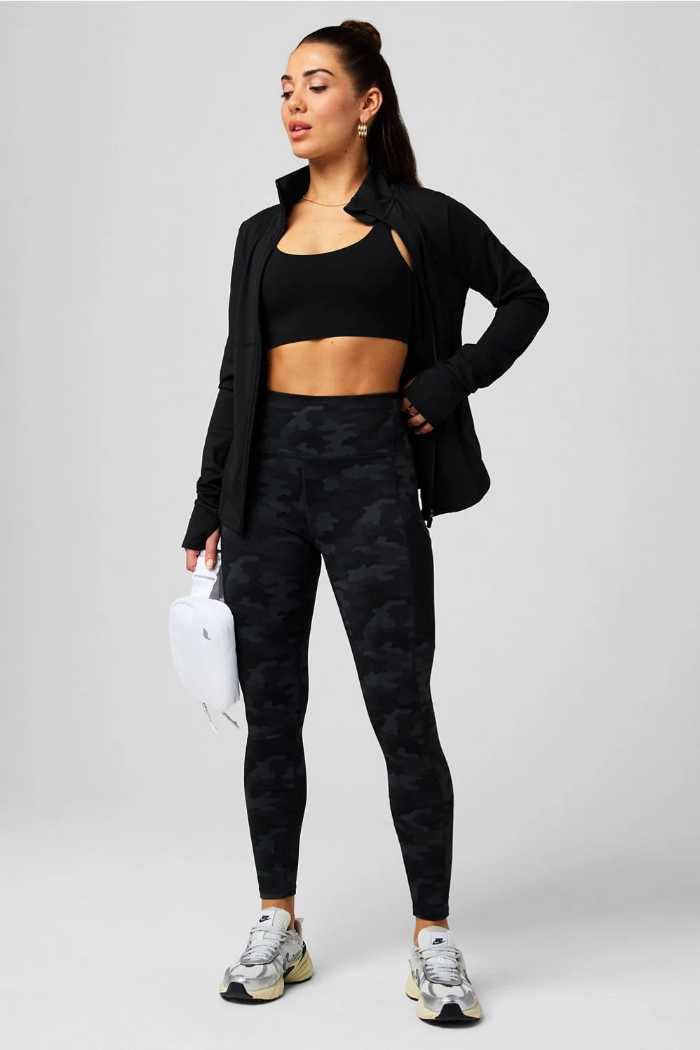 Fabletics > On-The-Go PowerHold Legging > M > Tonal Camo > Fabletics