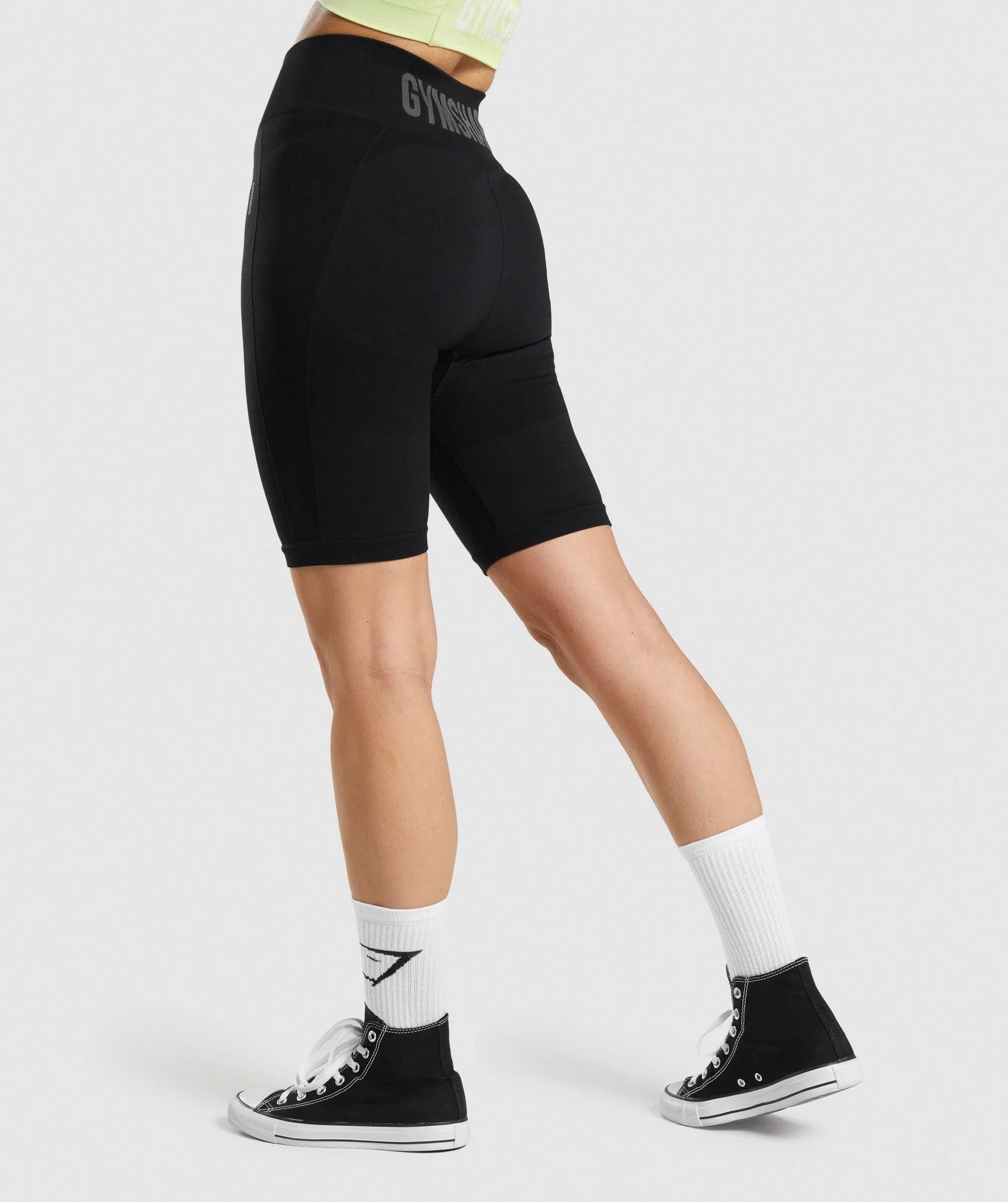 Gymshark > Flex Cycling Shorts > S > Black/Charcoal > Gymshark