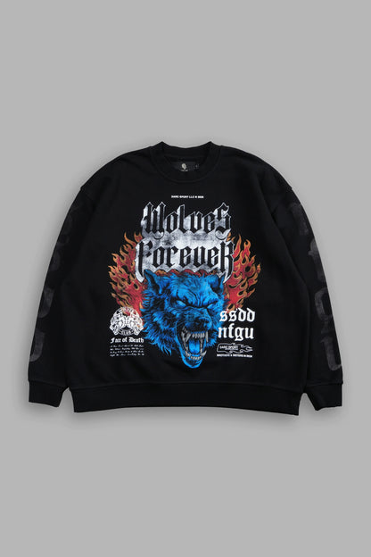 Darc Sport > Death Wolf Grunge Oversized Hoodie