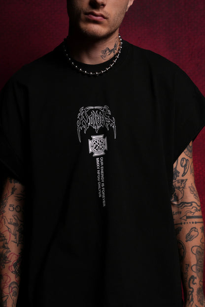 Darc Sport > Mourning Star Grunge Cut Off Tee