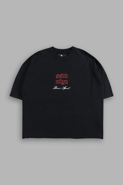 Darc Sport > Sacred Fire Grunge Raw Hem Box Cut Tee