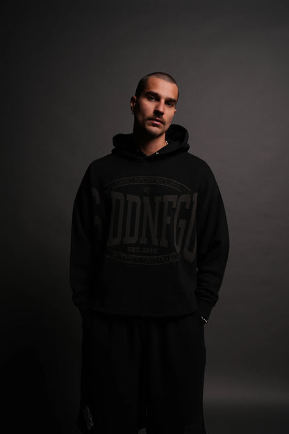 Darc Sport > SSDDNFGU FRVR Raw Hem Box Cut Pierce Hoodie
