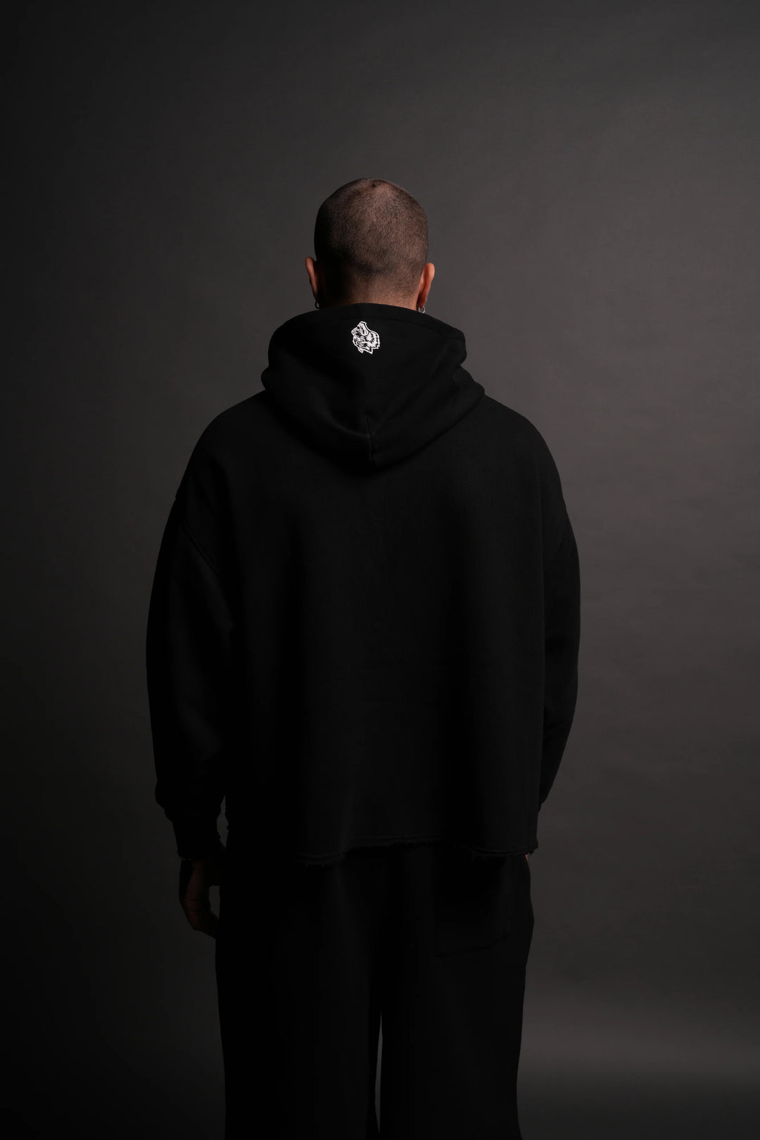 Darc Sport > SSDDNFGU FRVR Raw Hem Box Cut Pierce Hoodie